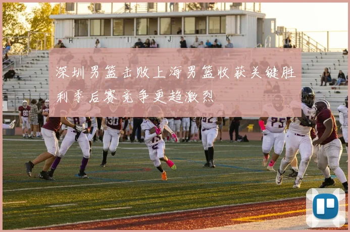 深圳男篮击败上海男篮收获关键胜利季后赛竞争更趋激烈